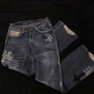 cowgirl tuff unBELIEVEable jeans size 27 regular